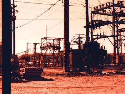 An electrical power substation